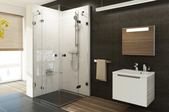 Угловые душевые кабины