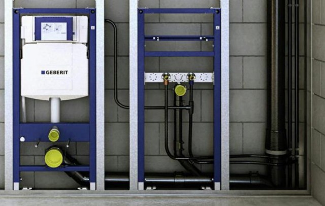 Установка инсталляции Geberit