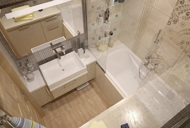 Хитрости оформления маленькой ванной комнаты